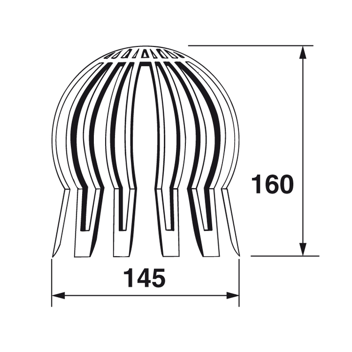 Parafoglia universale special in PP - misura 60÷140 mm