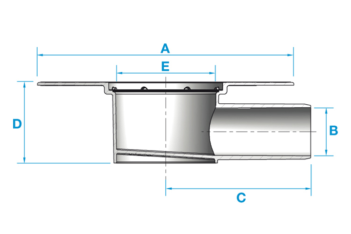 Kit « liquid » télescopique latéral FV - diamètre 90 mm
