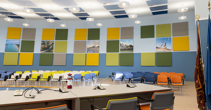 The new Bibione Conference Room has been inaugurated with the contribution of Phonolook The new Bibione Conference Room has been inaugurated with the contribution of Phonolook