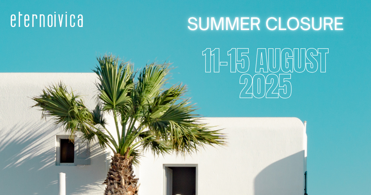 Company closure from August 11th to 15th