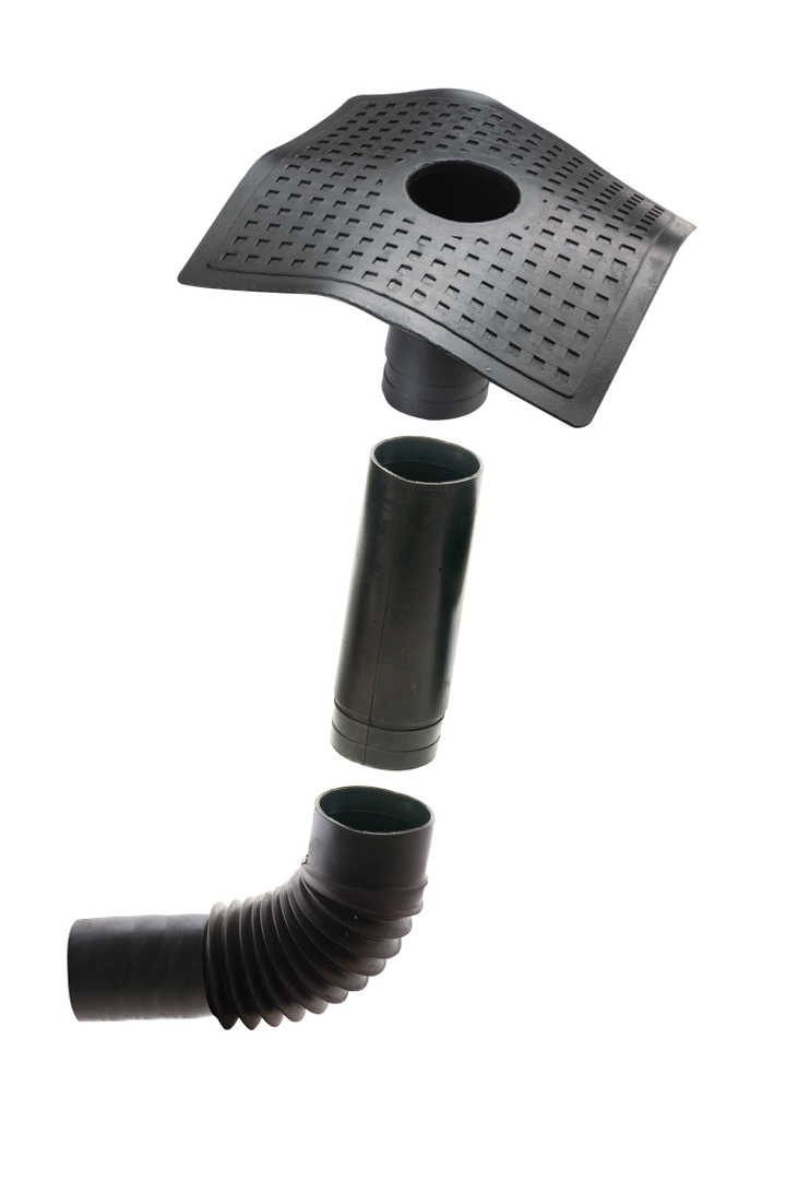 Retro fit adaptors and extensions for epdm roof drains