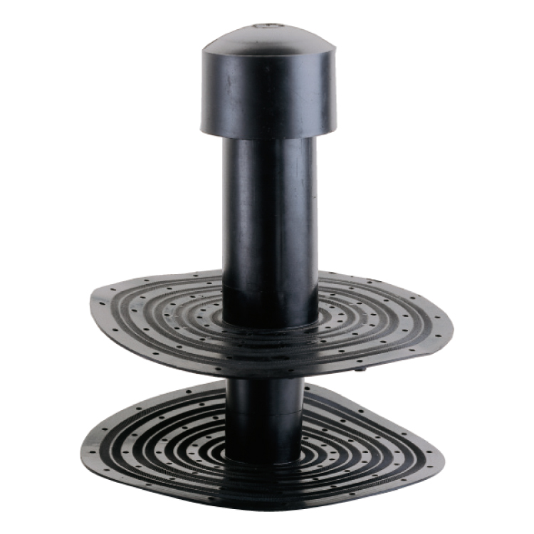 Double wall TPE roof vent height 225 mm - diameter  75 mm 