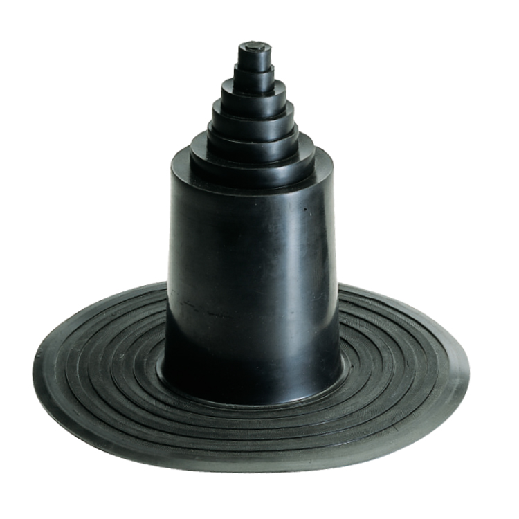 EPDM rubber base fittings for pipes