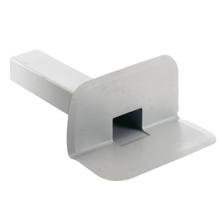 PVC angular drains 90° with 100 mm X 65 mm section