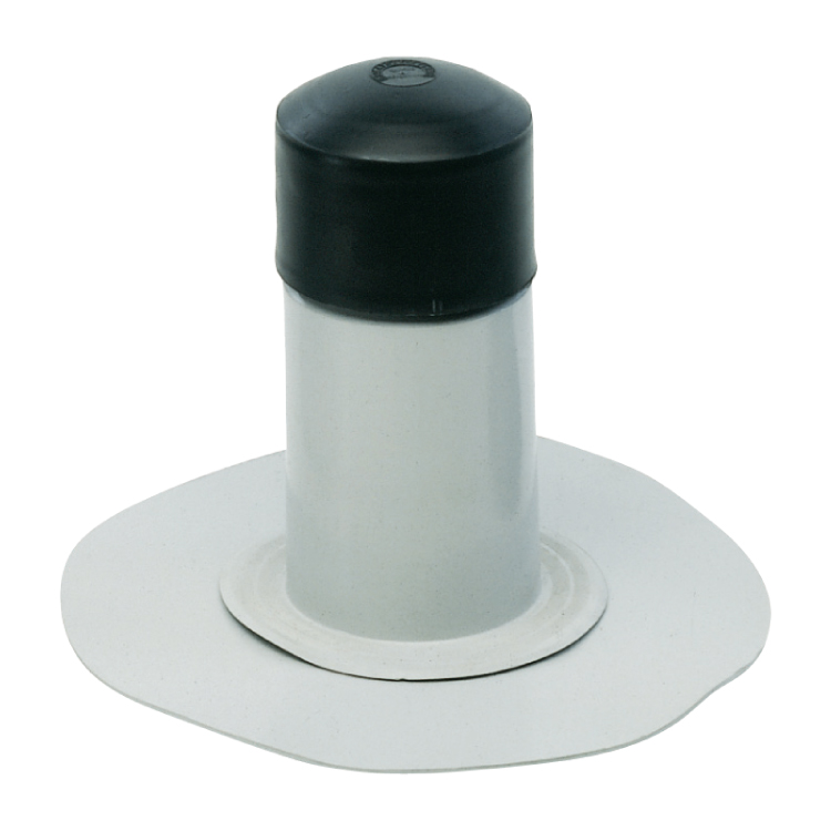 PVC insulated simple wall roof vents height 225 mm - with diameter 107 mm 