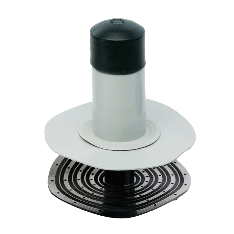 PVC insulated double wall roof vents height 225 mm - with diameter 107 mm 