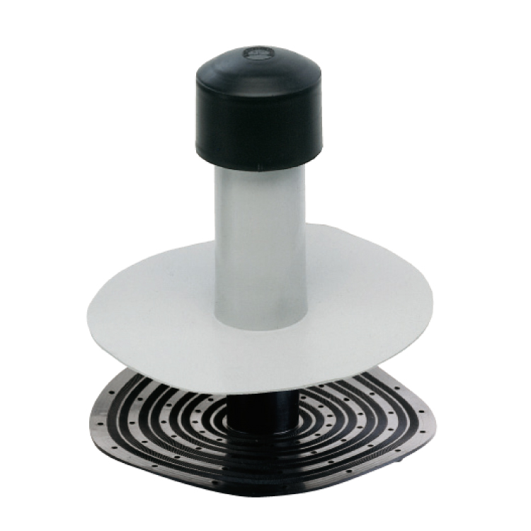 Ventilateur en PVC double H 225 mm - avec diamètre 75 mm